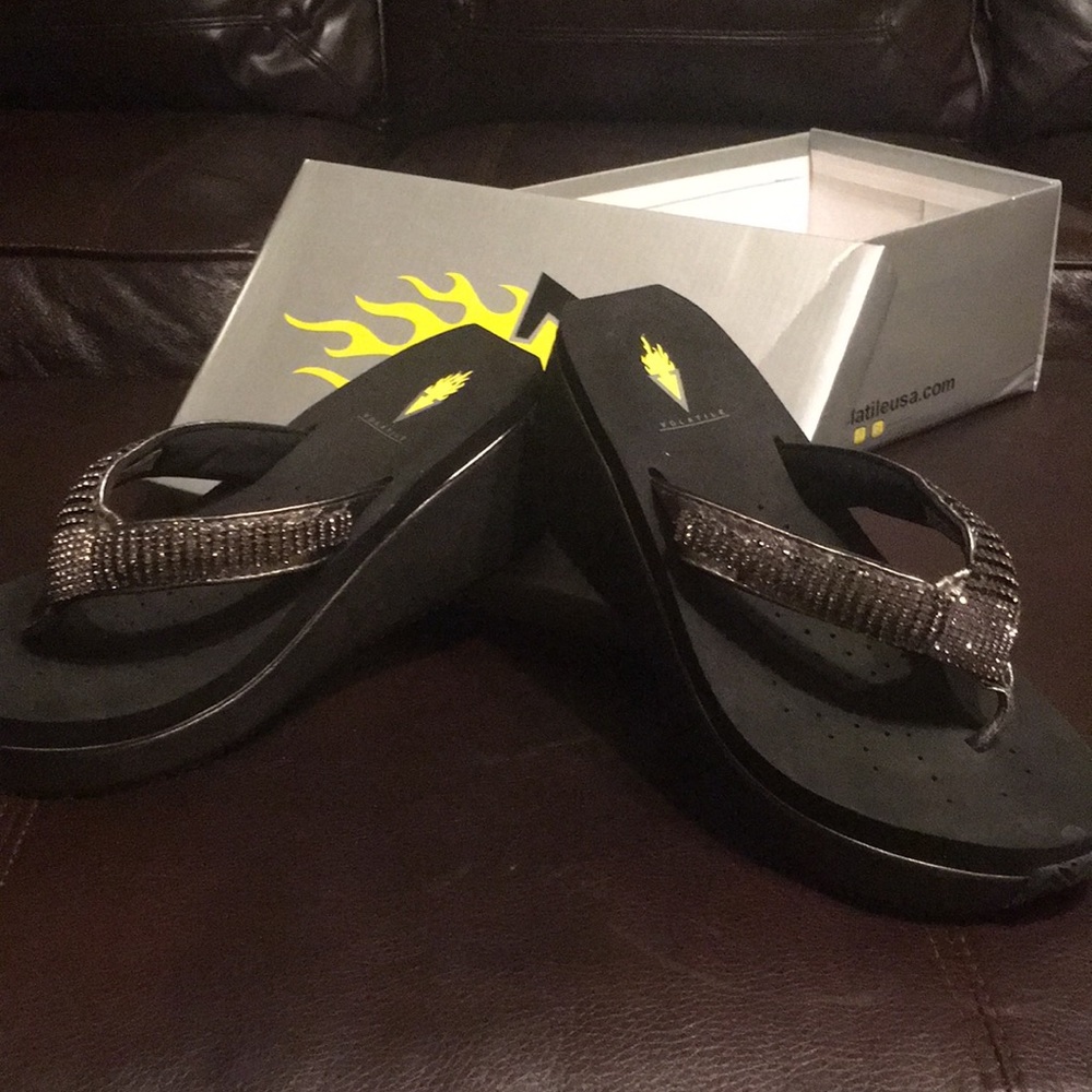 Gorgeous Fairydust Volatile wedge sandals..